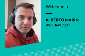 Welcome Alberto, our new web developer