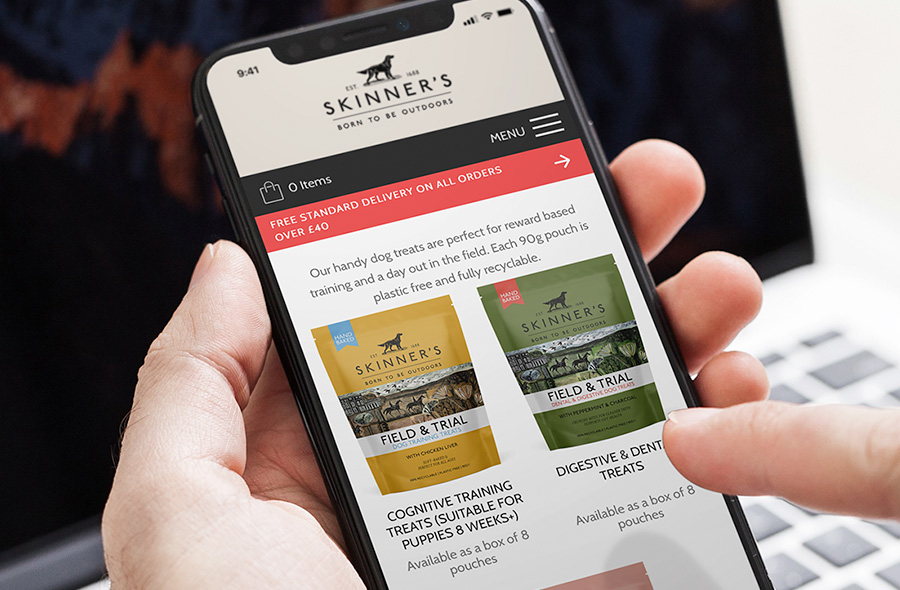 We launch our new Skinner’s eCommerce website