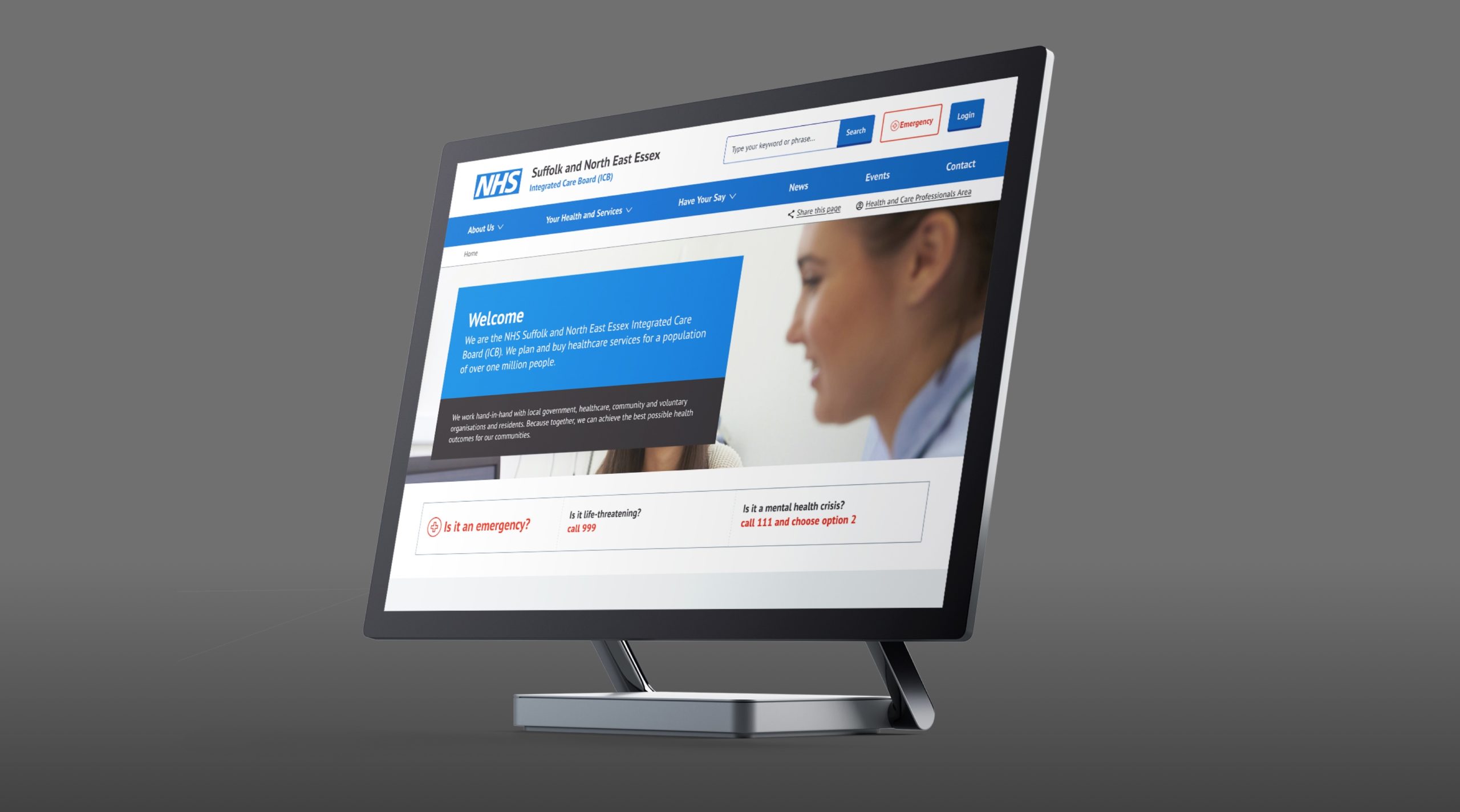 NHS Suffolk and North East Essex Integrated Care Board website