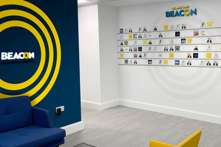 Office signage for Beacon