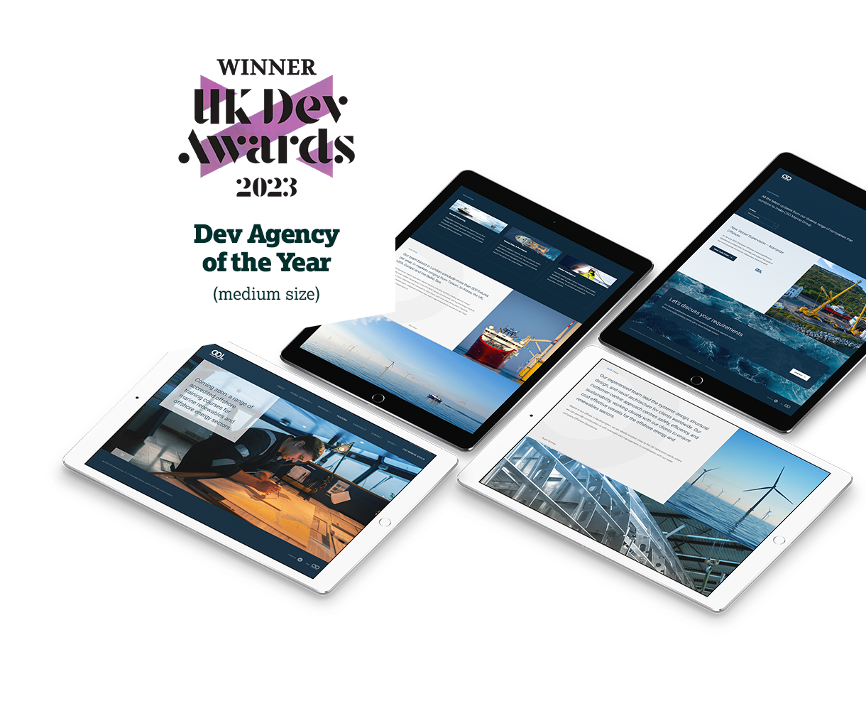 WordPress Multisites. Winner – UK Dev Awards 2023 – Dev Agency of the Year (medium size)