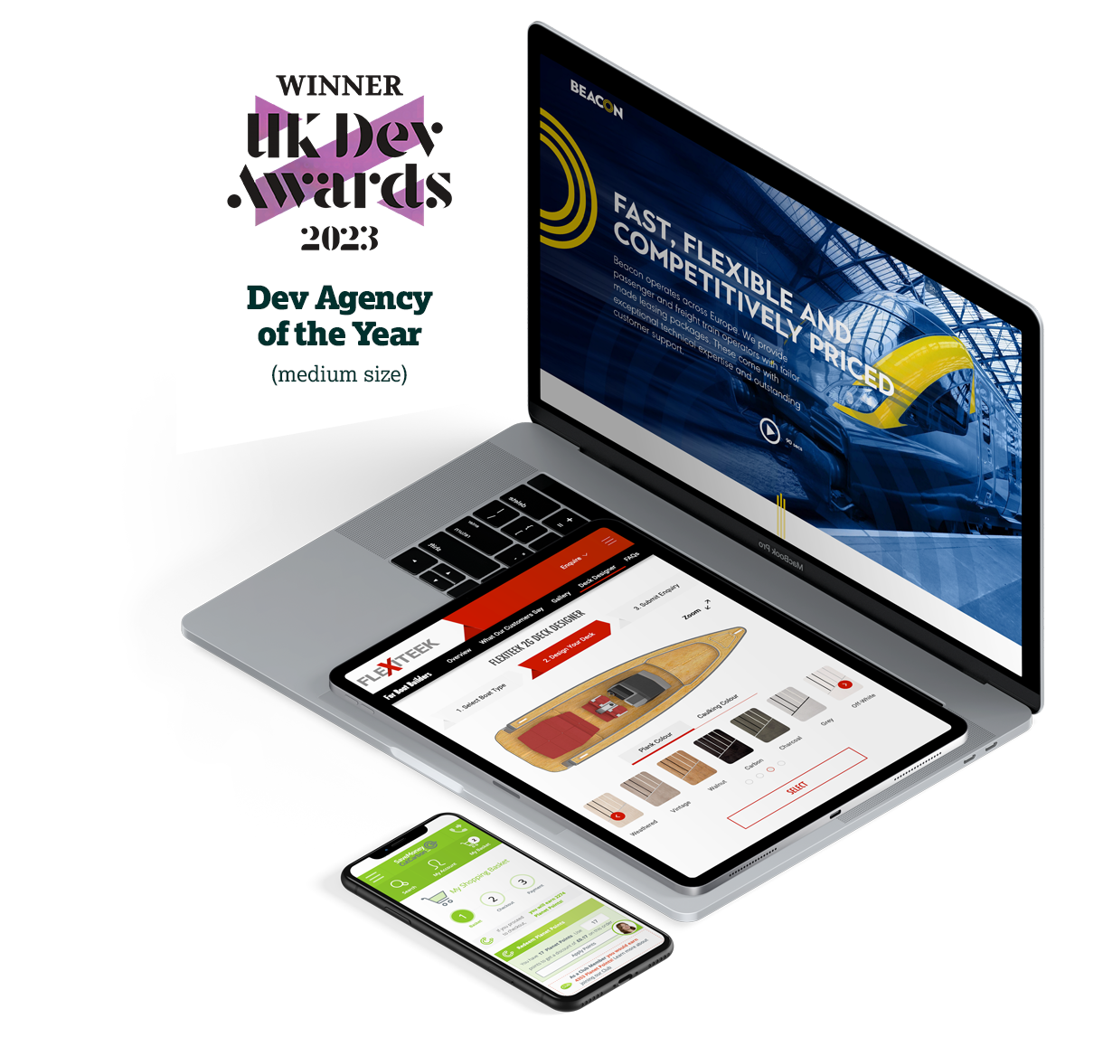 Web Design & Development. Winner – UK Dev Awards 2023 – Dev Agency of the Year (medium size)